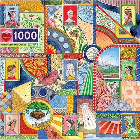 UFO Victorian Ladies 1,000-piece puzzle