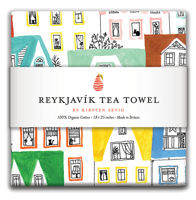 Reykjavik Tea Towel