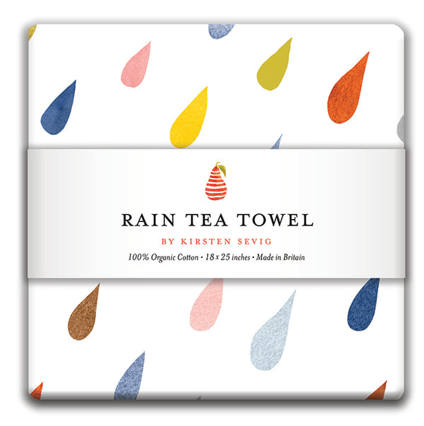 Rain Tea Towel